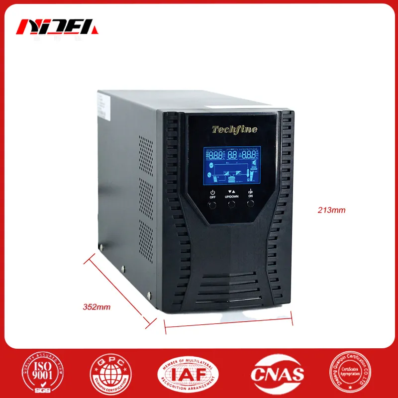 1 kVA Online High-Frequency Uninterruptible Power Supply DC 36V Sine Wave 1000va/800W, Without Battery, Long-Lasting Machine LED Display UPS