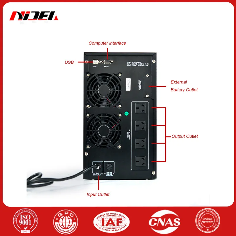 2kVA Online High-Frequency Uninterruptible Power Supply DC 36V Sine Wave 2000va/1600W, 72V, UPS Power Supply