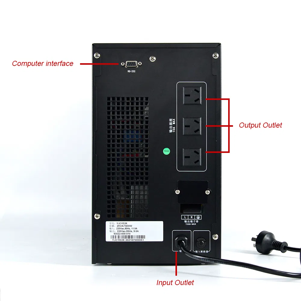 2kVA Online UPS High Frequency Power Supply 1~3kVA Small Size UPS High Frequency Power Supply