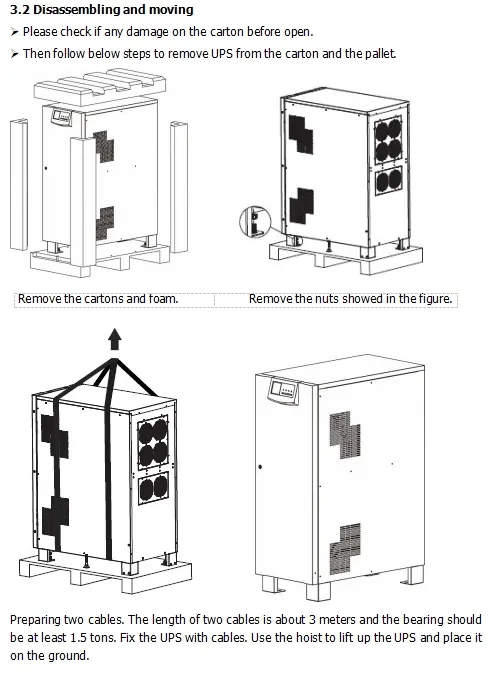 Fx11-6kVA Power Frequency Single in Single out 192V Power Frequency Machine UPS