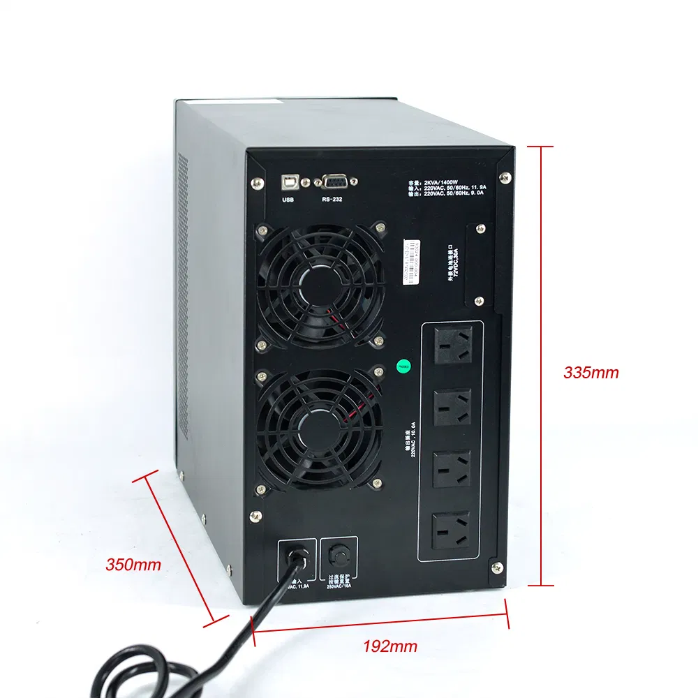One Is Also a Factory Price Customizable 2kVA High-Frequency Online Rack Installation 1kVA/2kVA/3kVA UPS Power Supply Snmp Card