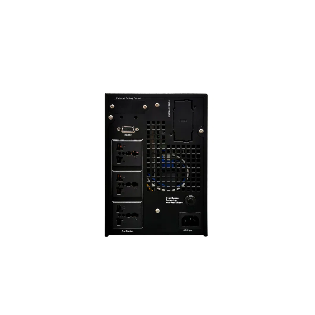 Online UPS Single-Phase Pure Sine Wave UPS Battery Uninterruptible Power Supply PF 0.9 Power Factor High-Frequency 1kVA 3kVA 6kVA UPS Single-Phase Grounded Type