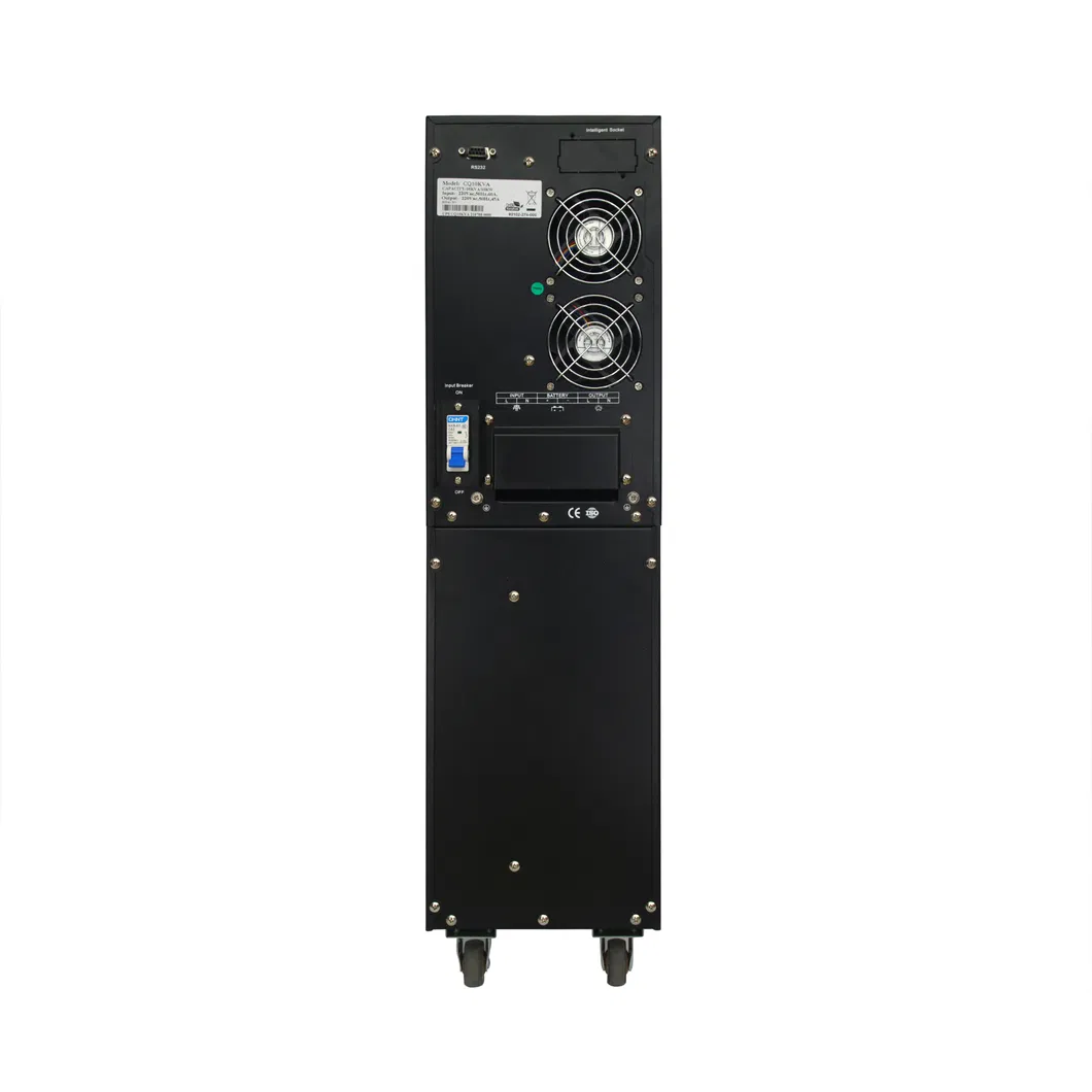 Uninterruptible Power Supply High-Frequency UPS Dual Conversion Online UPS Power Supply 1kVA-20kVA, with PF0.9 Output and IEC/Shuko/Universal/NEMA Socket, 500W