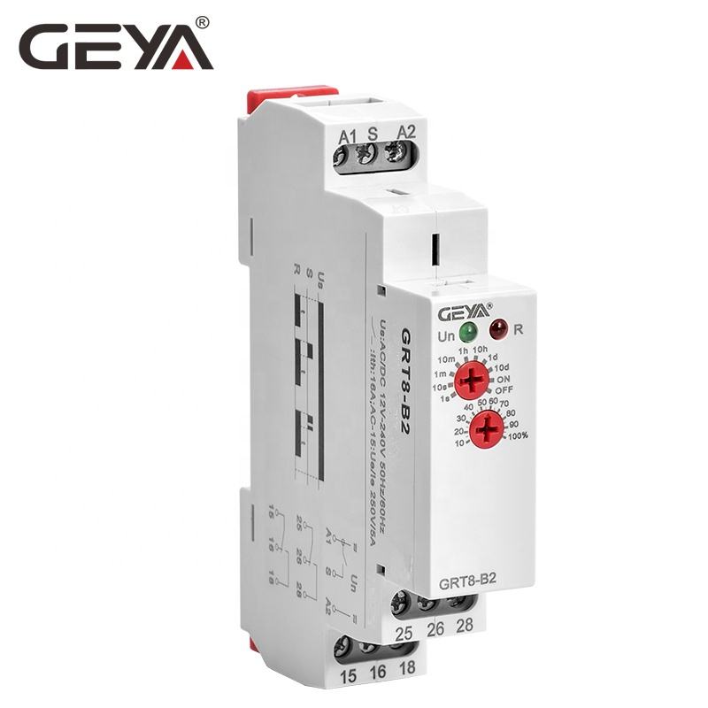 GEYA 2020 Top Sale GRT8-B Single-Function Time Relay W240 Voltage off Delay China Relay 12V