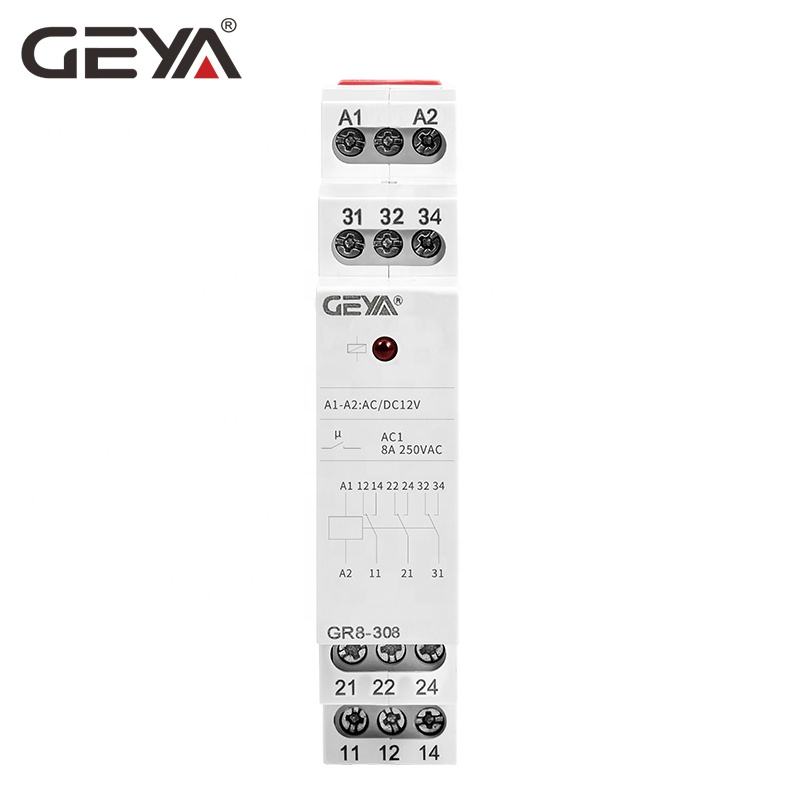 GEYA GR8-308 AC/DC48V 3 SPDT 8A Low Price Intermediate Relay 110vdc